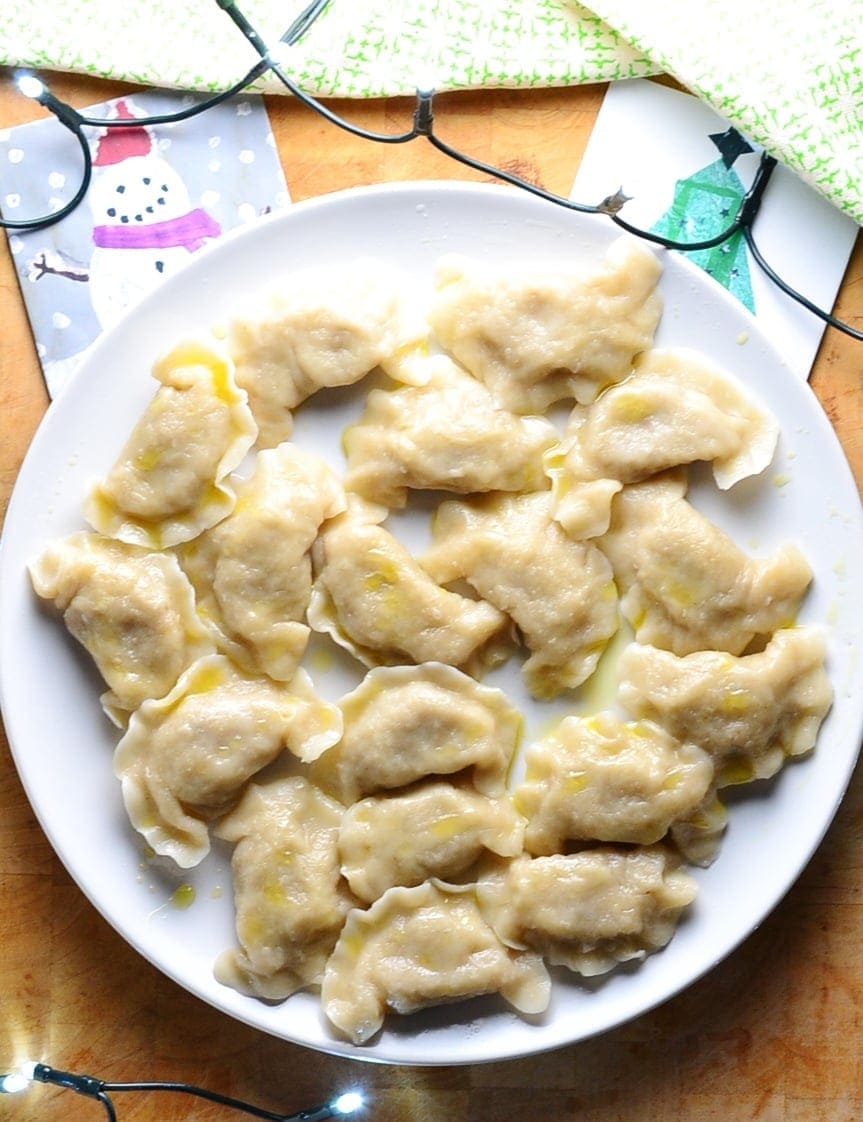 Polish Sauerkraut Dumplings (Pierogi z Kapusta)